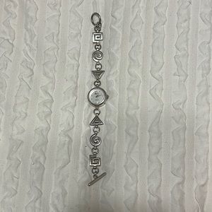 Cute sterling silver abstract watch
